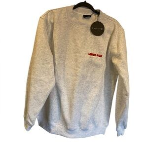 NWT White Fox sweatshirt GREY MARLE Size S/M